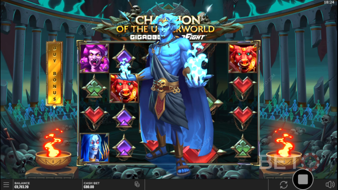 รีวิว Champion of the Underworld โดย BETO Slots