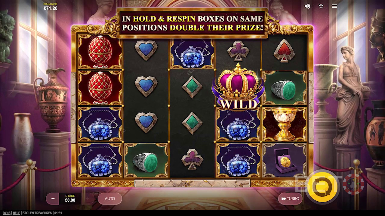 รีวิว Stolen Treasures โดย BETO Slots