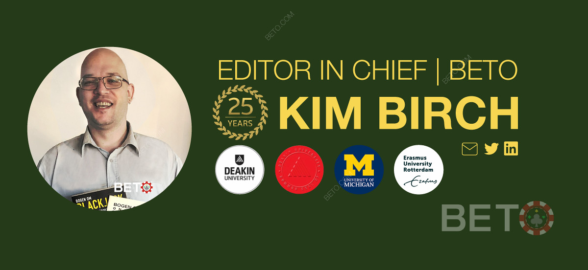 Kim Birch นักเขียนและผู้เชี่ยวชาญด้านการพนันชาวเดนมาร์ก