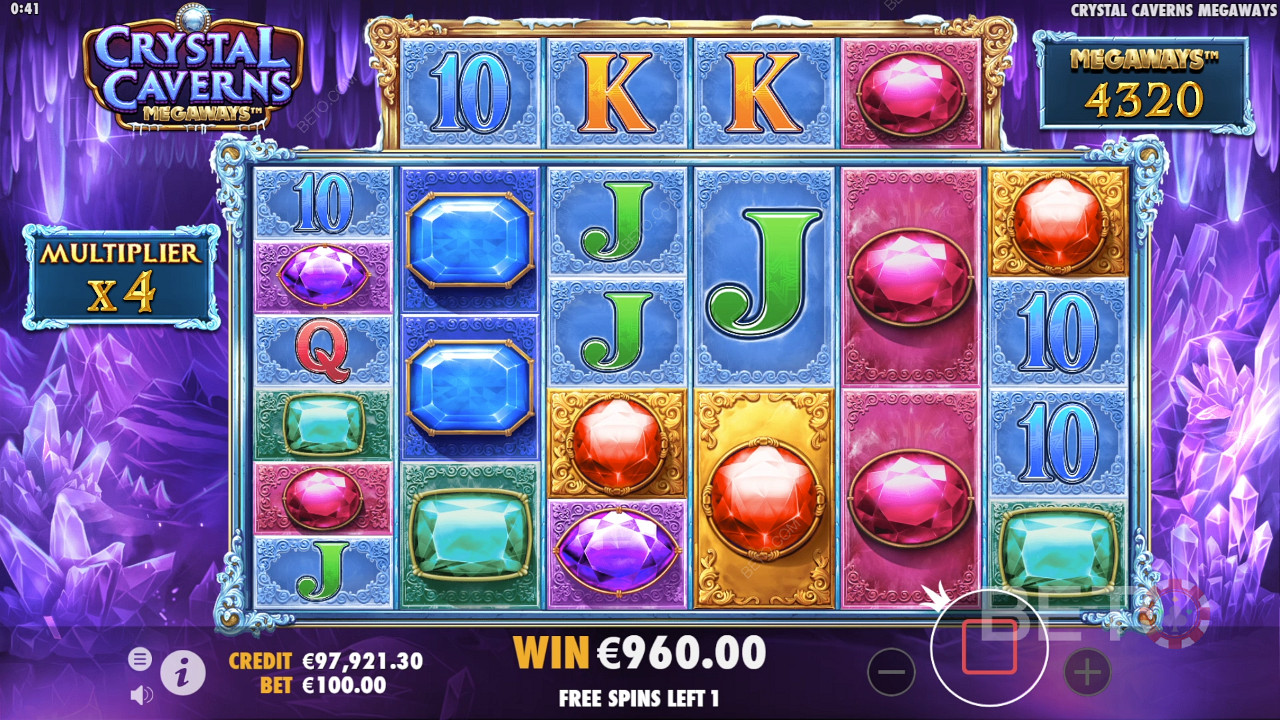 Crystal Cavern Megaways เล่นฟรี