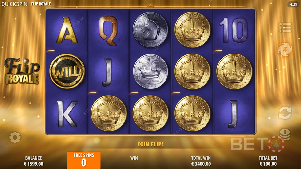 รีวิว Flip Royale โดย BETO Slots