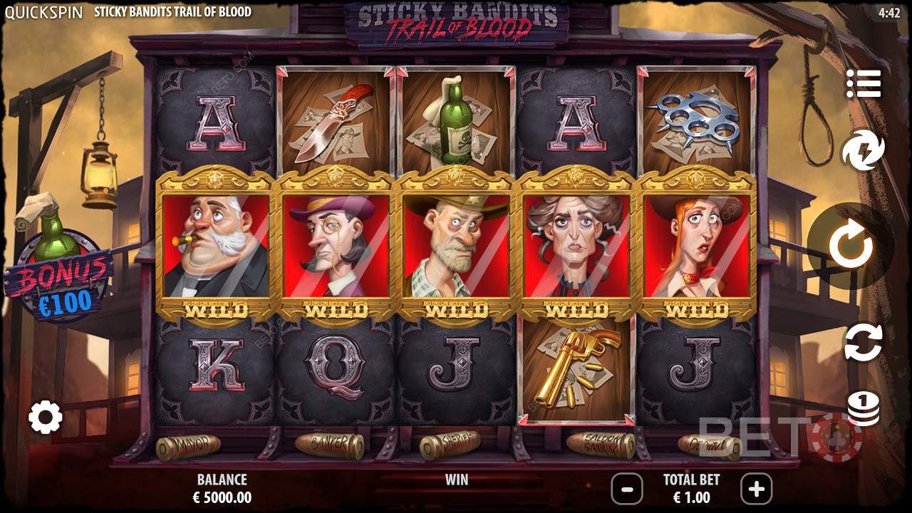 Sticky Bandits Trail of Blood เล่นฟรี