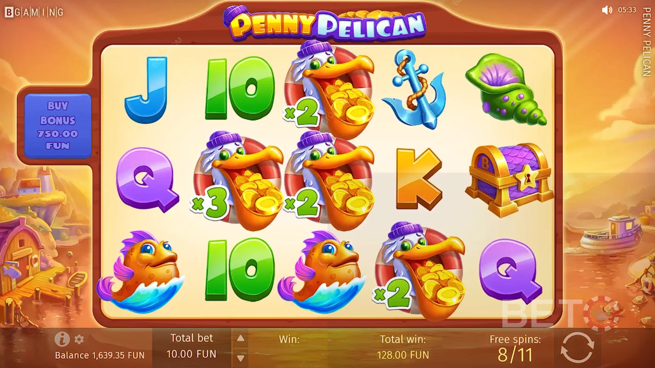 รีวิว Penny Pelican โดย BETO Slots