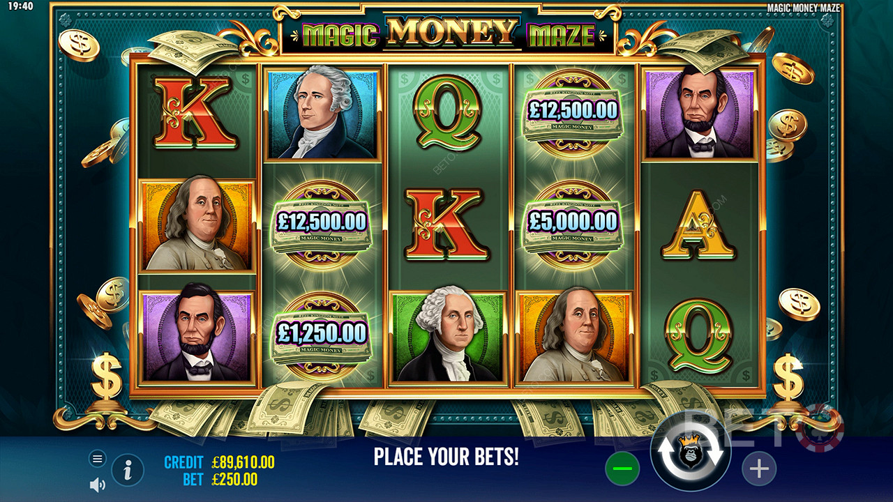 รีวิว Magic Money Maze โดย BETO Slots