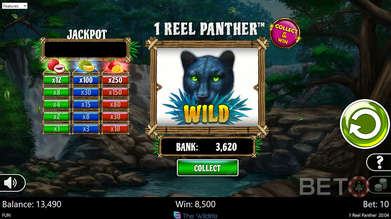 รีวิว 1 Reel Panther โดย BETO Slots