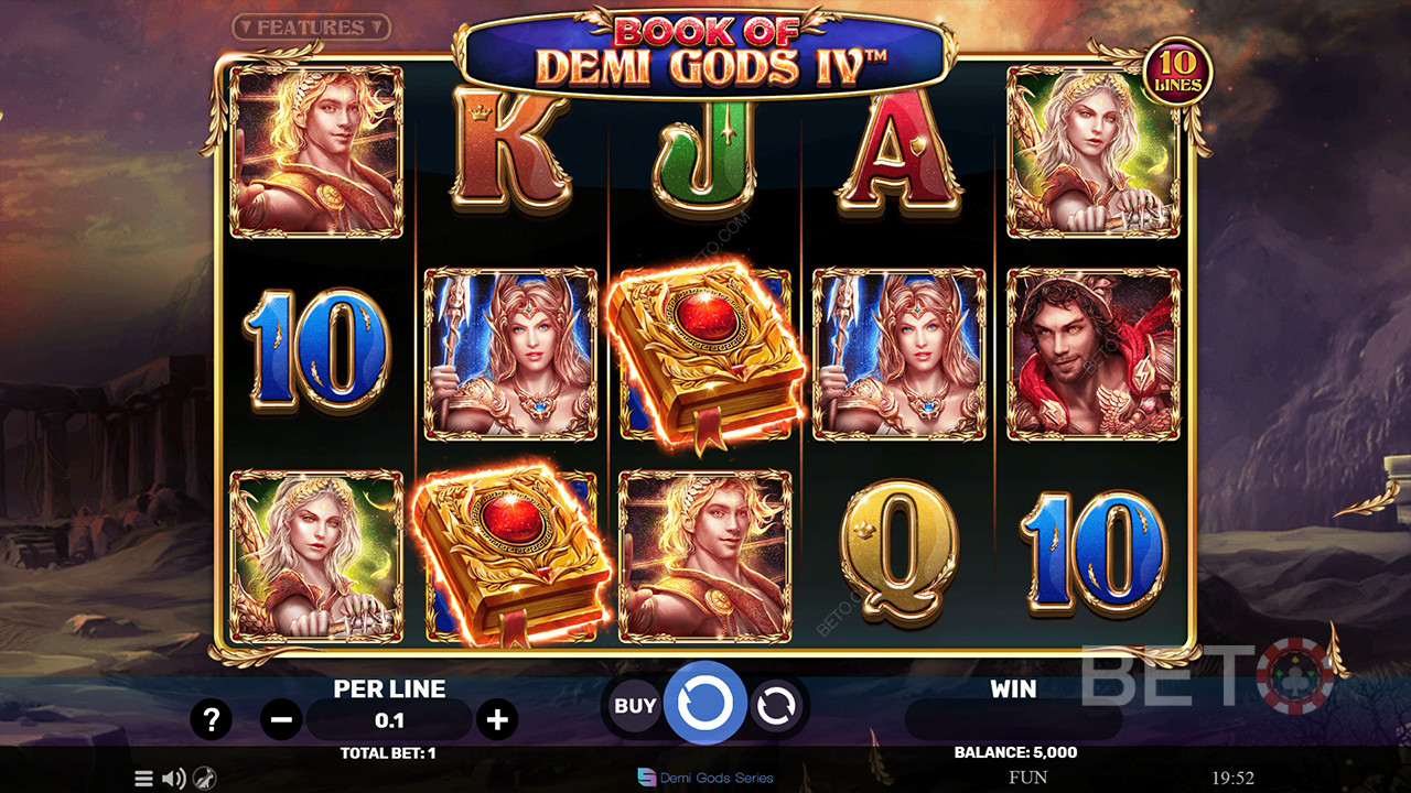 รีวิว Book Of Demi Gods IV โดย BETO Slots