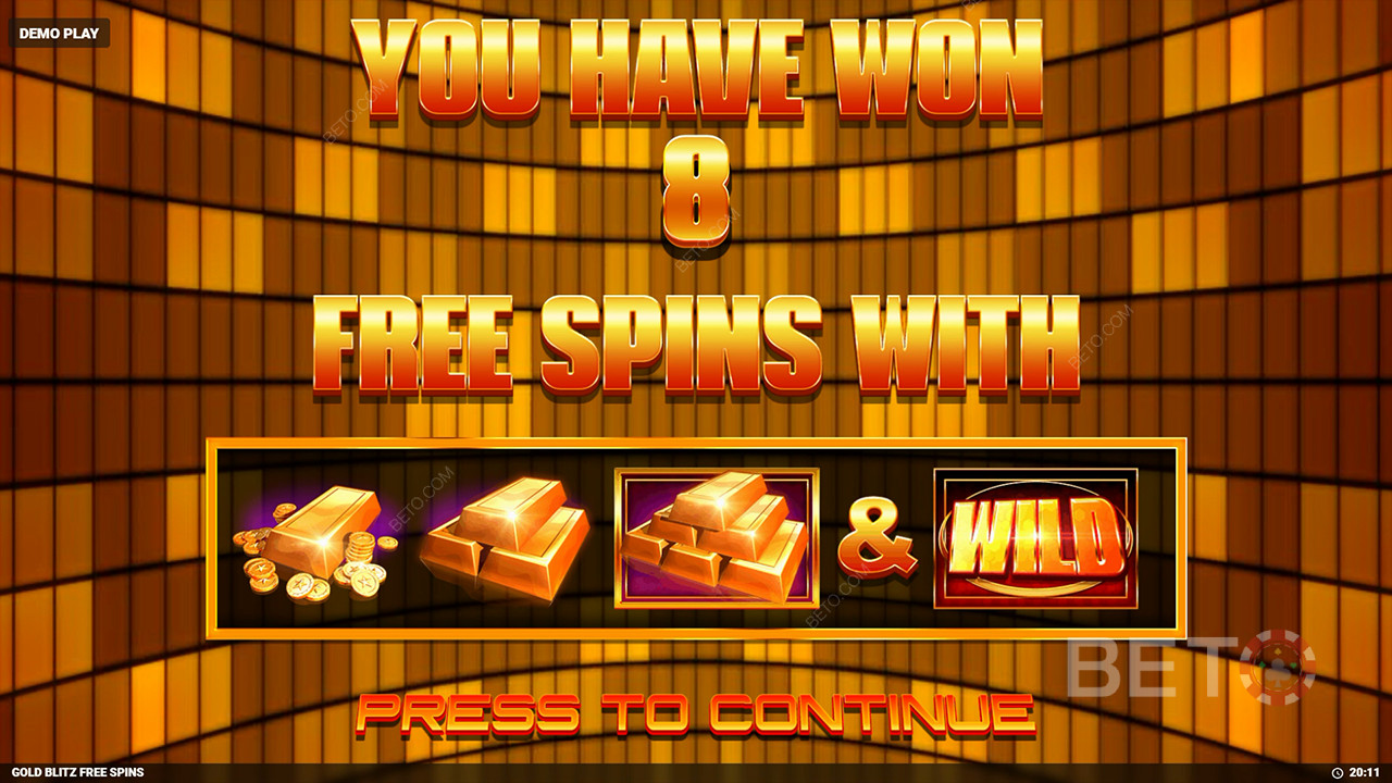 คำตัดสินสำหรับสล็อตฟรีสปิน Gold Blitz