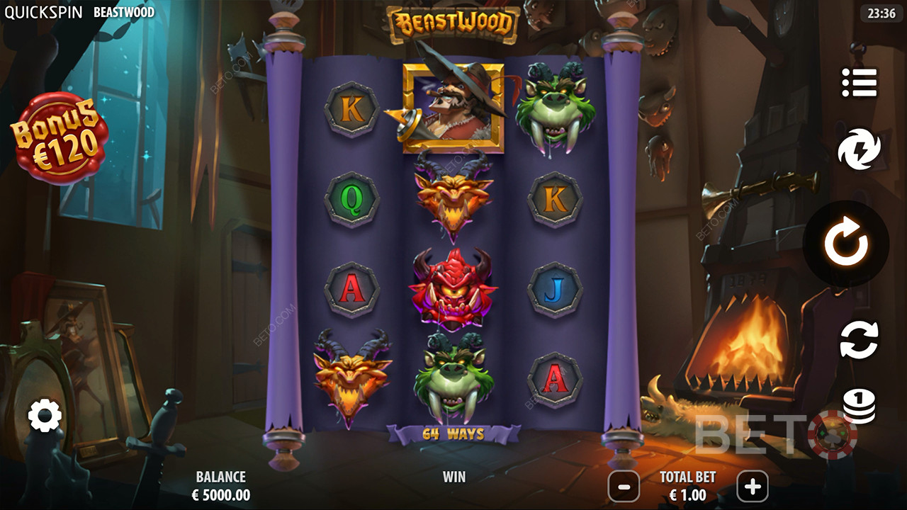 รีวิว Beastwood โดย BETO Slots
