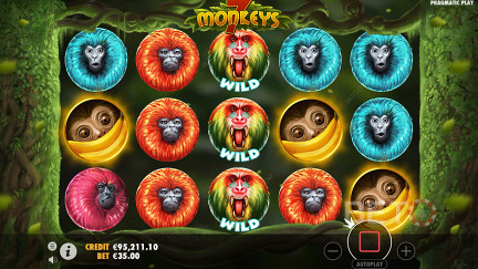 สล็อต 7 Monkeys - เล่นฟรีและรีวิว (2024)