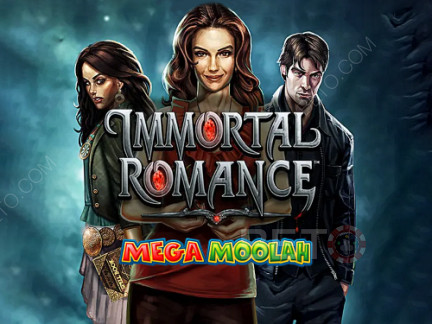 เล่นสล็อต Immortal Romance Mega Moolah Progressive ฟรี