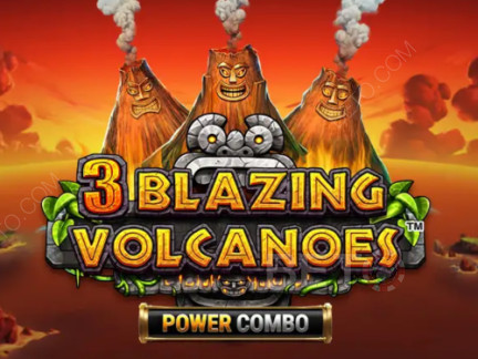3 Blazing Volcanoes Power Combo เดโม