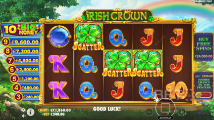 สล็อต Irish Crown - เล่นฟรีและรีวิว (2025)