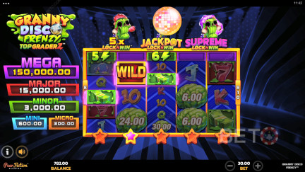 สล็อต Granny Disco Frenzy - เล่นฟรีและรีวิว (2025)