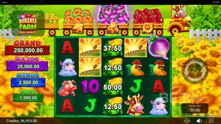 สล็อต Bonanza Farm Rush Express - เล่นฟรีและรีวิว (2025)