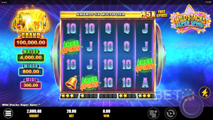 สล็อต Wild Stacks Super Spins - เล่นฟรีและรีวิว (2025)