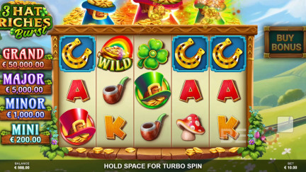 สล็อต 3 Hat Riches Burst - เล่นฟรีและรีวิว (2025)