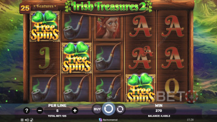 สล็อต Irish Treasures 2 - เล่นฟรีและรีวิว (2025)