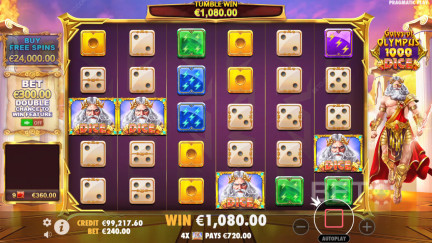 สล็อต Gates of Olympus 1000 Dice - เล่นฟรีและรีวิว (2025)