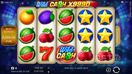 สล็อต Wild Cash x9990 - เล่นฟรีและรีวิว (2023)
