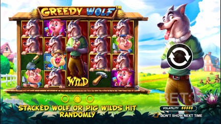 สล็อต Greedy Wolf - เล่นฟรีและรีวิว (2023)